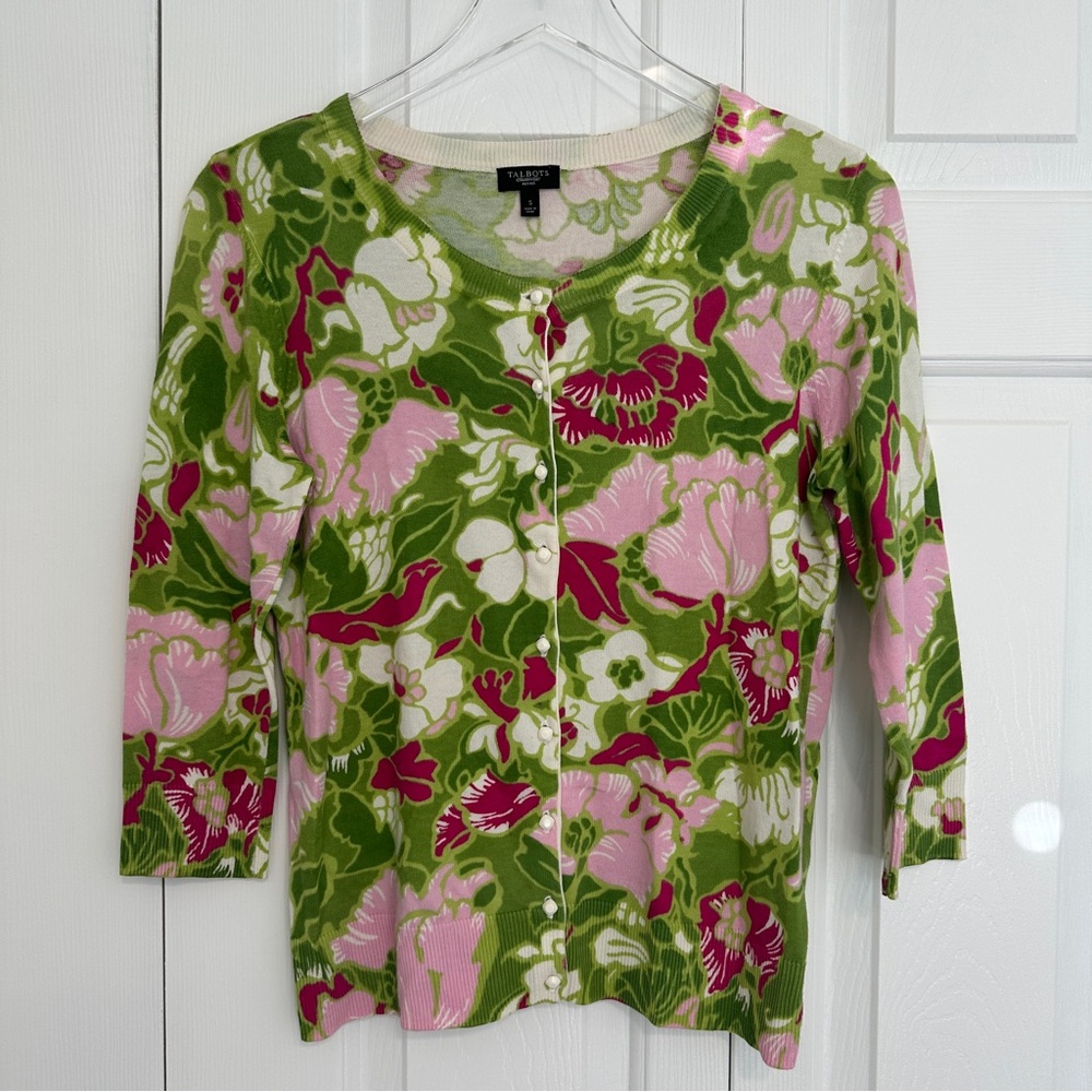 Talbots | Floral Cardigan